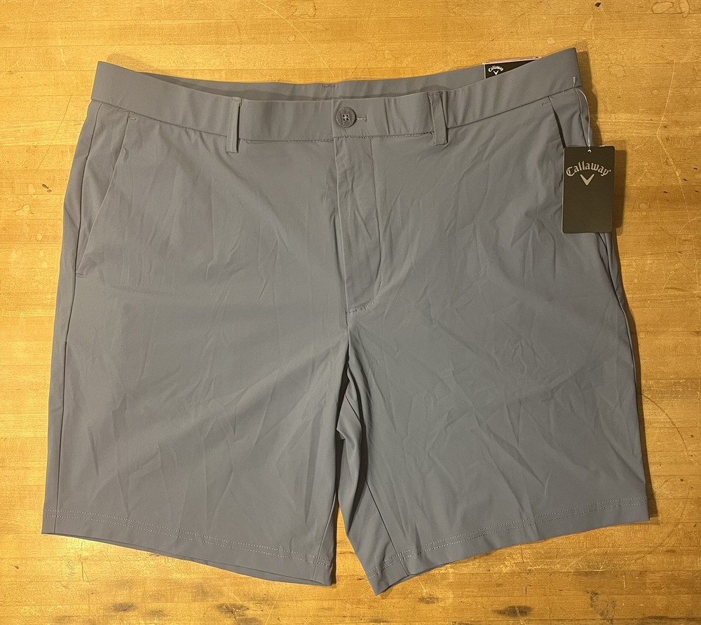 Callaway Golf Shorts 9” inseam Mens 38 Indigo Performance Opti-Dri Stretch