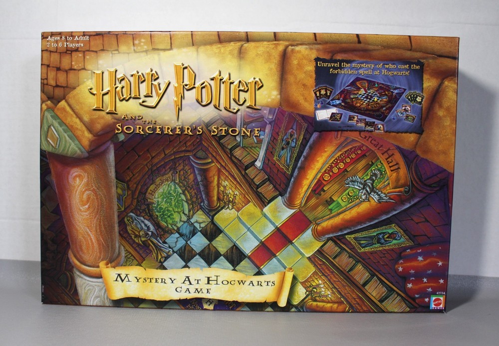 Harry Potter and the Sorcerer's Stone Mystery at Hogwarts Board Game - Complete