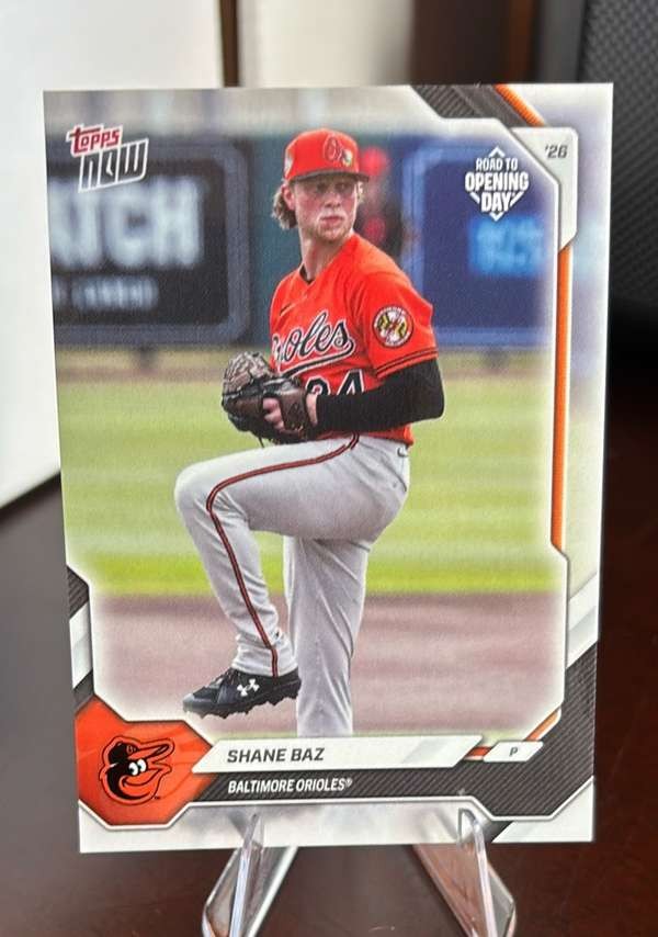 Topps Now Road To Opening Day #OD9 Shane Baz