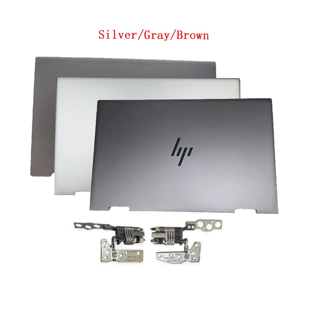 Brown/Silver/Gray For HP ENVY X360 15-EW 15-EY 15Z-EY Back Cover / Hinges