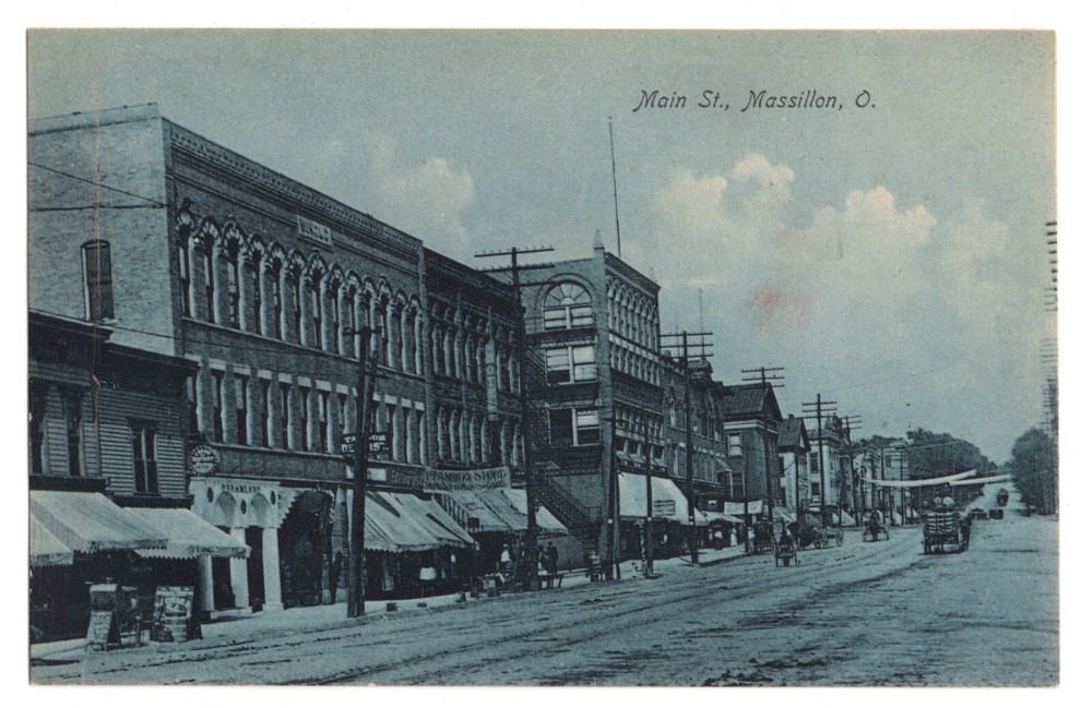 Main Street in Massillon OH OLD