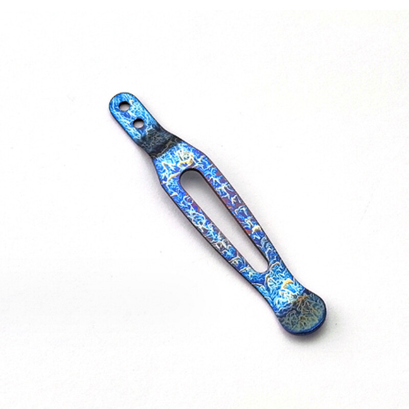 DIY Titanium Pocket Knife Clip For Rick Hinderer XM18 XM24 Folding Knife