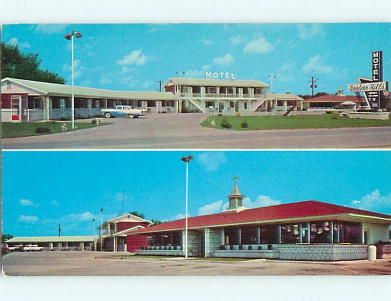 Unused Pre-1980 WESTERN HILLS MOTEL & RESTAURANT Bowling Green KY u4955