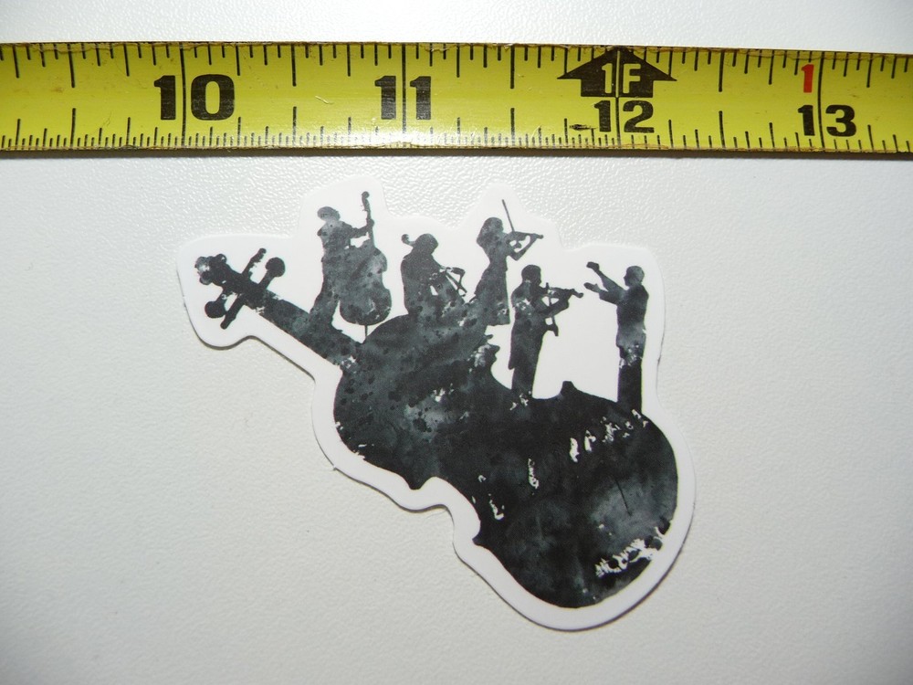 PLAYING MUSIC TOGETHER DECAL STICKER BAND CONCERT HALL MUSICAL