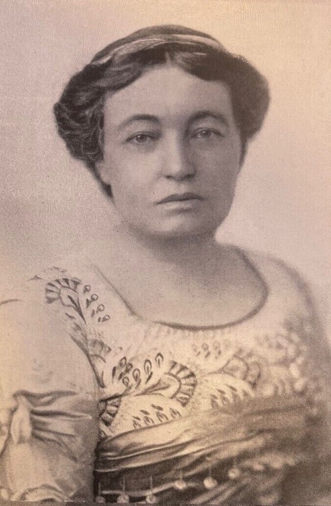 1911 Vintage Magazine Illustration Author Mary Austin