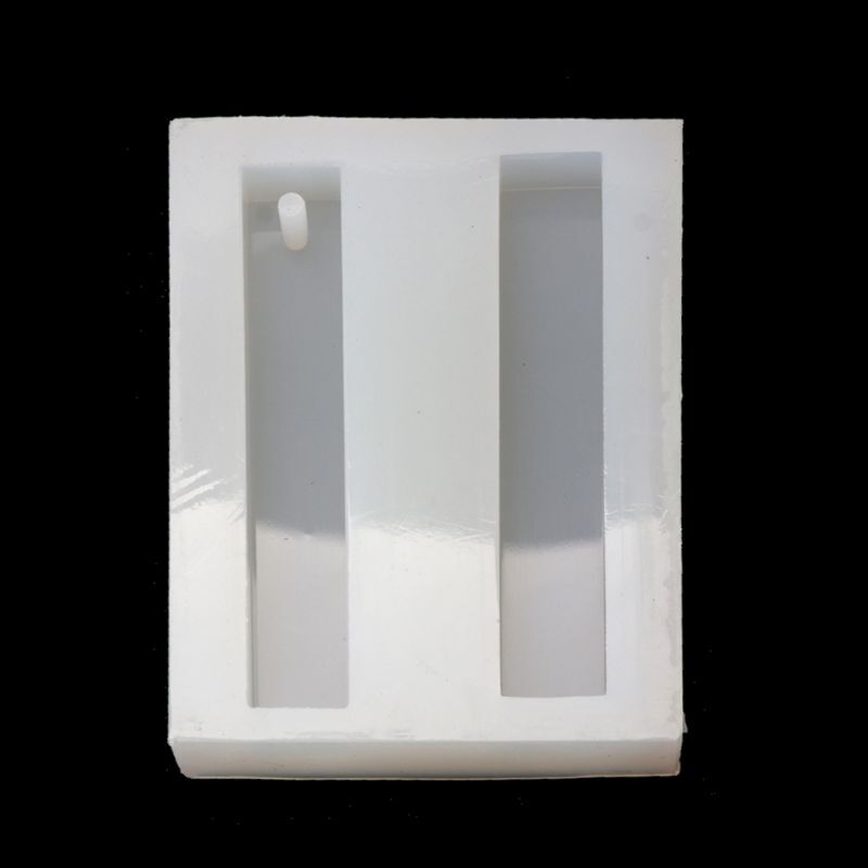 Silicone Rectangle Bar Pendant Molds for Resin Jewelry Making