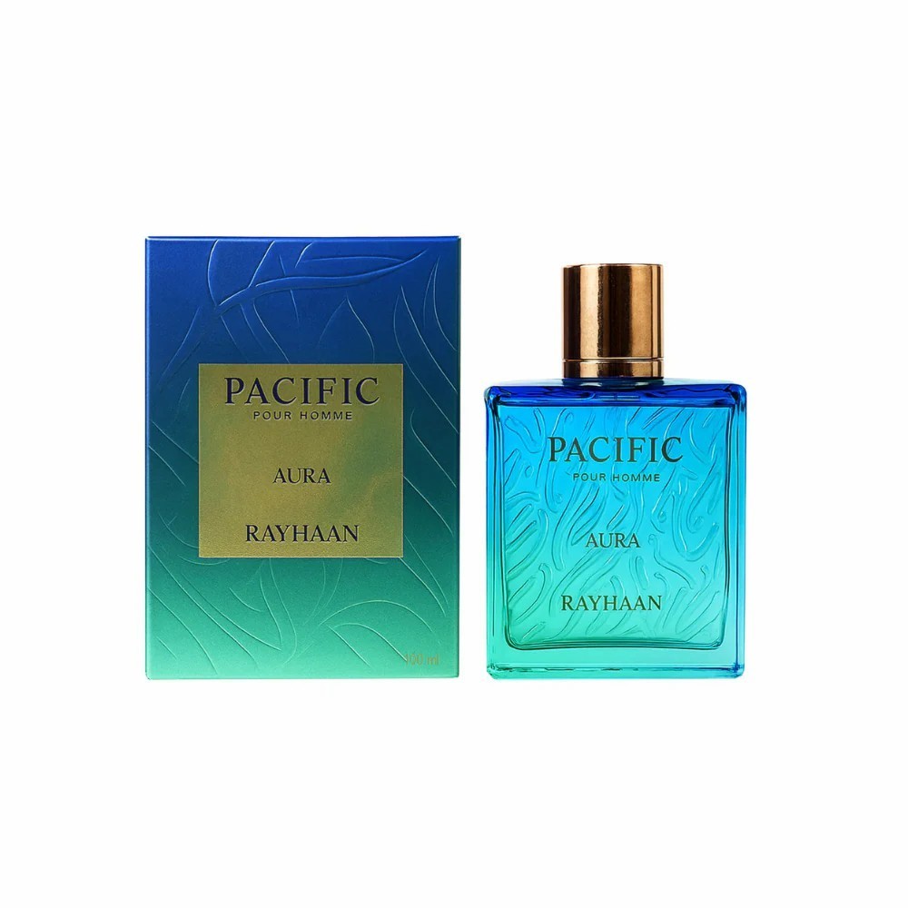 Pacific Aura - Eau de Parfum Spray for Men, 3.4 Ounce / 100 ml