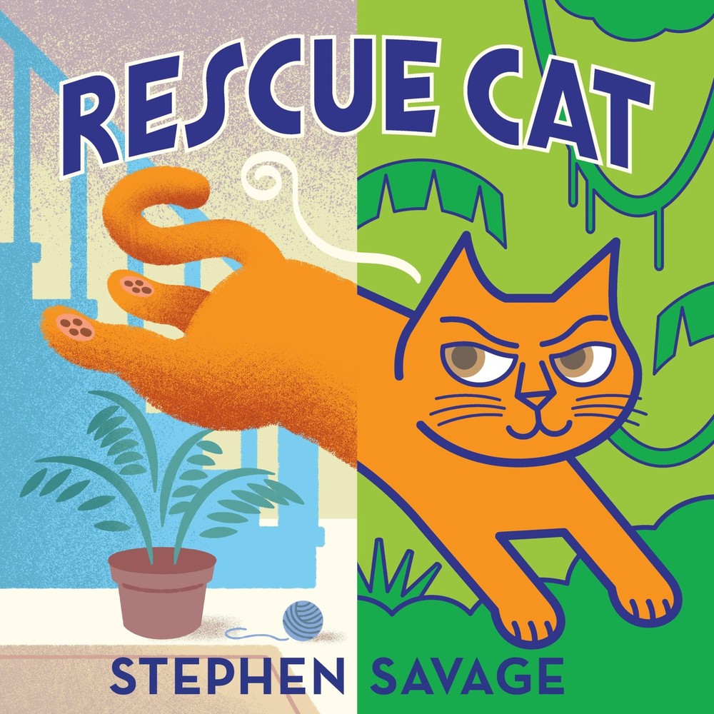 Stephen Savage Rescue Cat (Hardback) (UK IMPORT)All Tariffs and Duties included - no additional charges