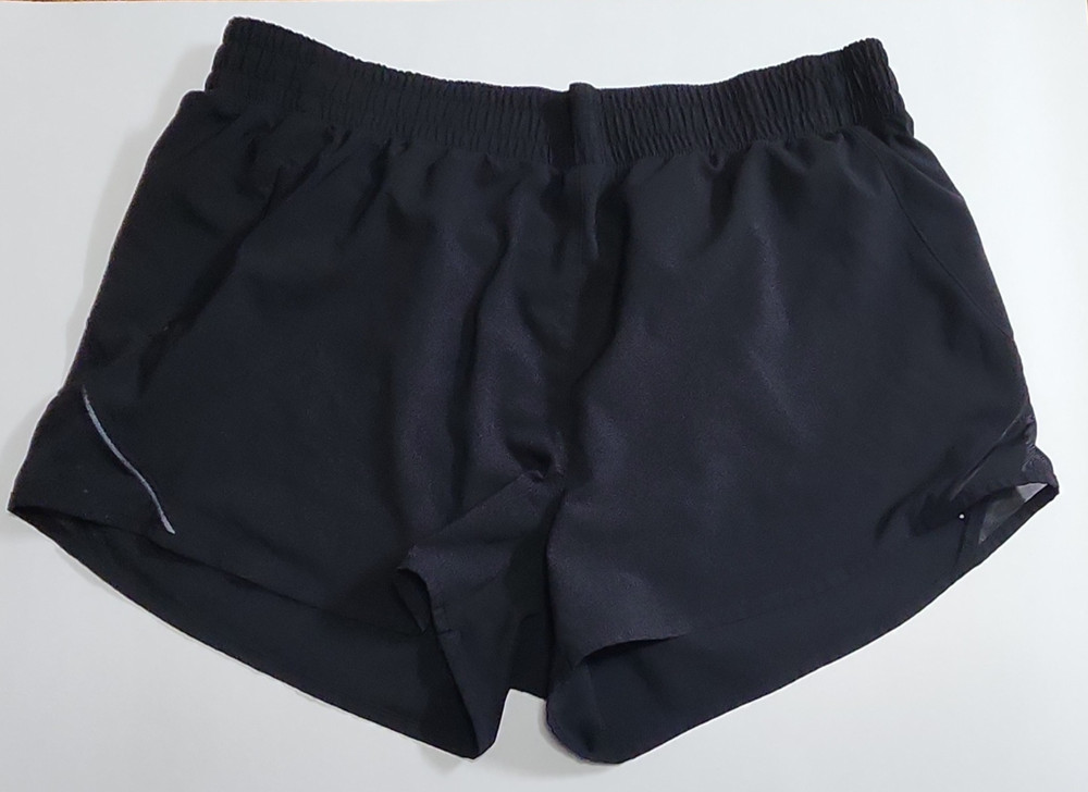 All in Motion Women's Athletic Running Shorts Black Size L Polyester Drawstring