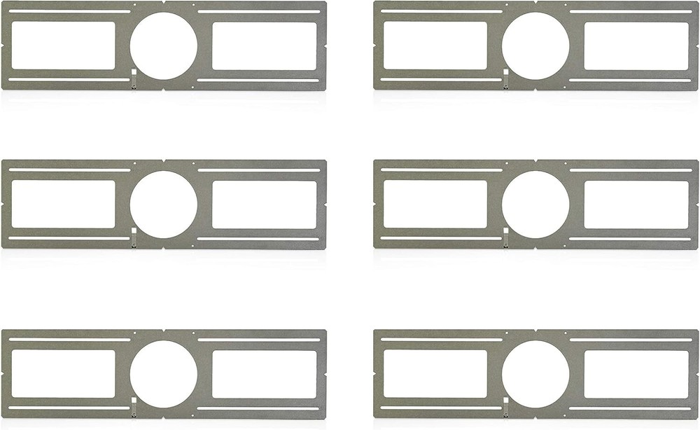 Durable 6-Pack Slim Light Brackets for New Construction Recessed Fixtures