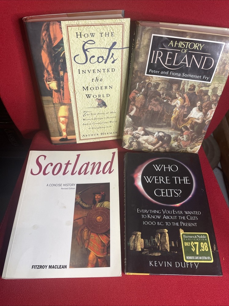 Bundle 4 Scott Irish/Celtic Hardcover & Paperback History Book Lot