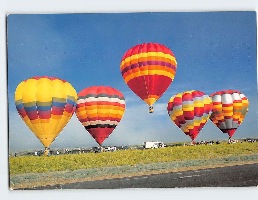 Postcard Hot Air Balloon Fiesta Albuquerque New Mexico USA