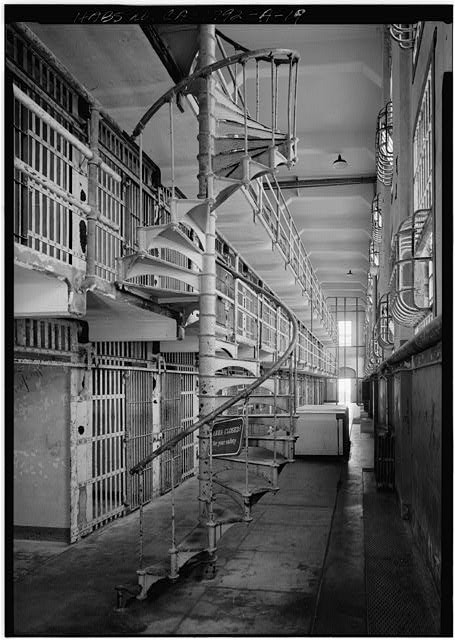 Alcatraz Cell House,Alcatraz Island,San Francisco Bay,California,CA,HABS,23