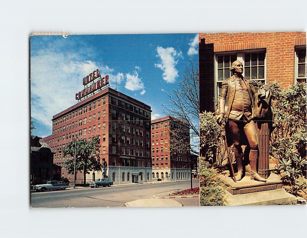 Postcard Commander Hotel Cambridge Massachusetts USA