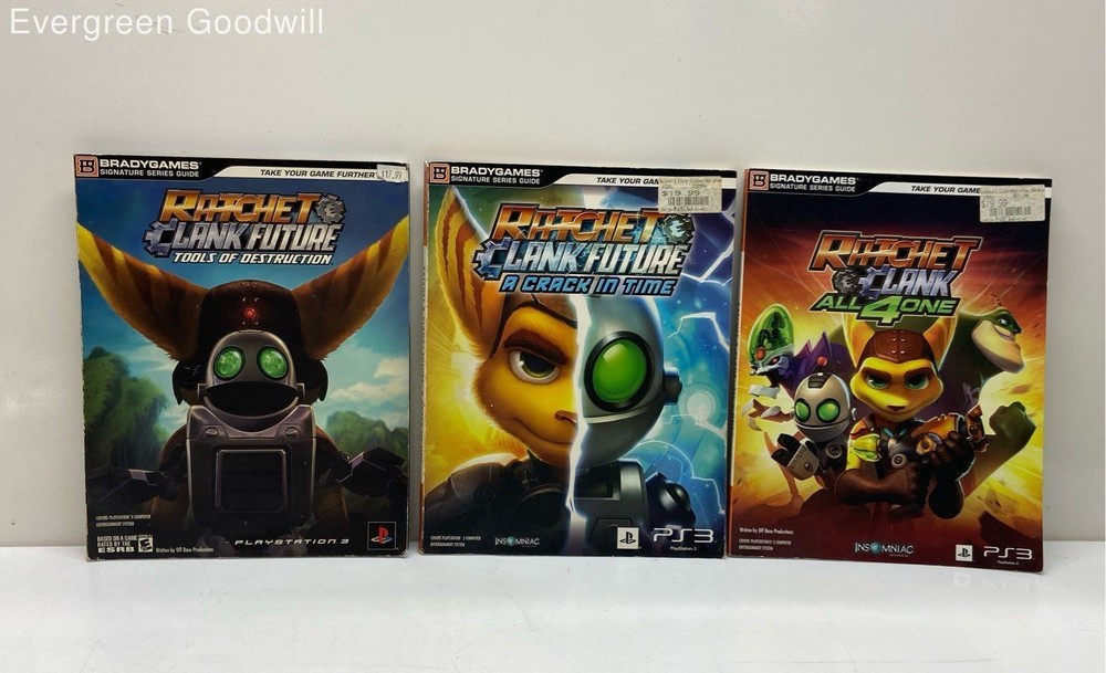(Set of 3) Ratchet & Clank Future - Gaming Strategy Books