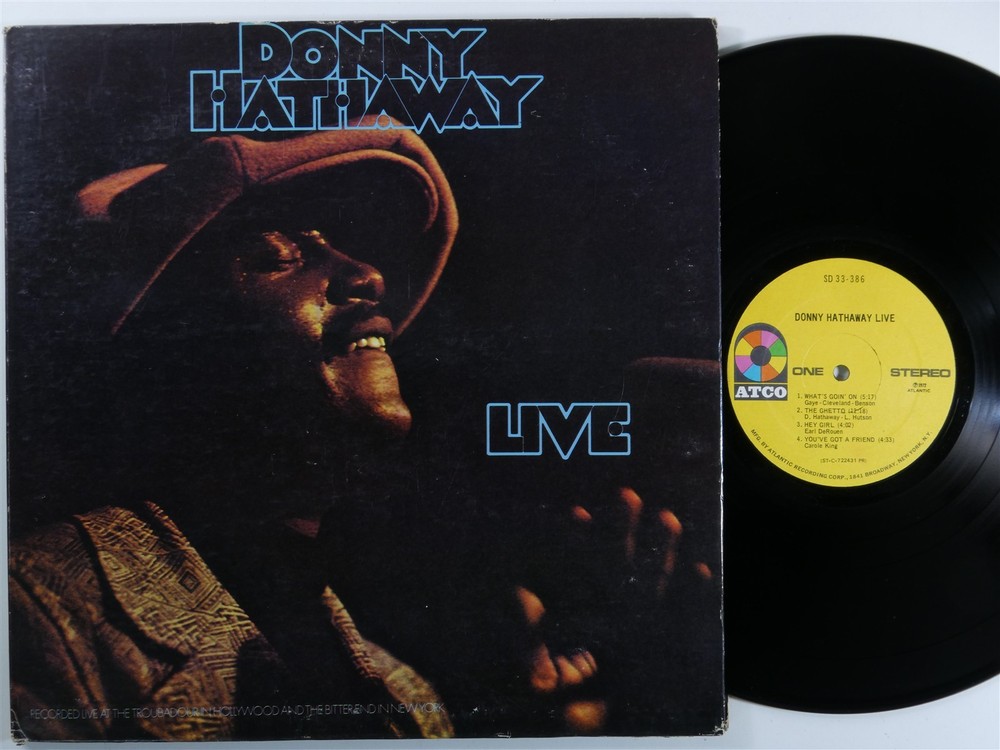 DONNY HATHAWAY Live ATCO LP VG+ gatefold i