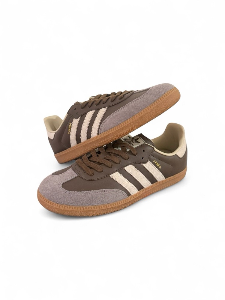 adidas Samba OG Y2K Retro Sneakers Brown Putty Grey Gum US Men’s 9.5