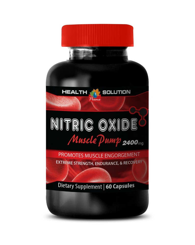 Nitric NITRIC OXIDE MUSCLE PUMP 2400  Builds Muscles Faster 1B