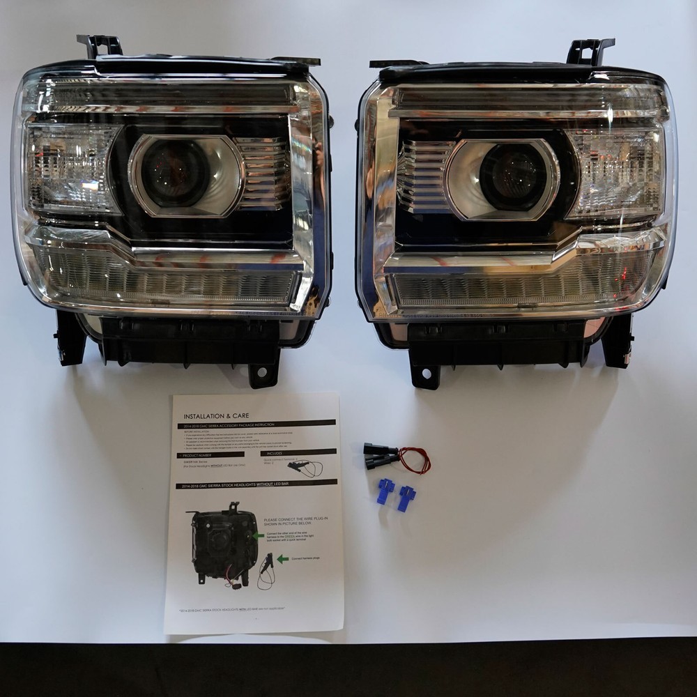 Headlight for 2014-2018 GMC Sierra 1500 2015-2019 Sierra 2500 HD 3500 TX/GA