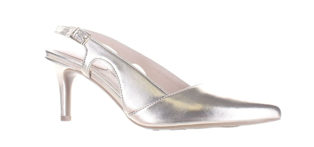 LifeStride Women's Gold Social Slingback Heels Size 7 7830296