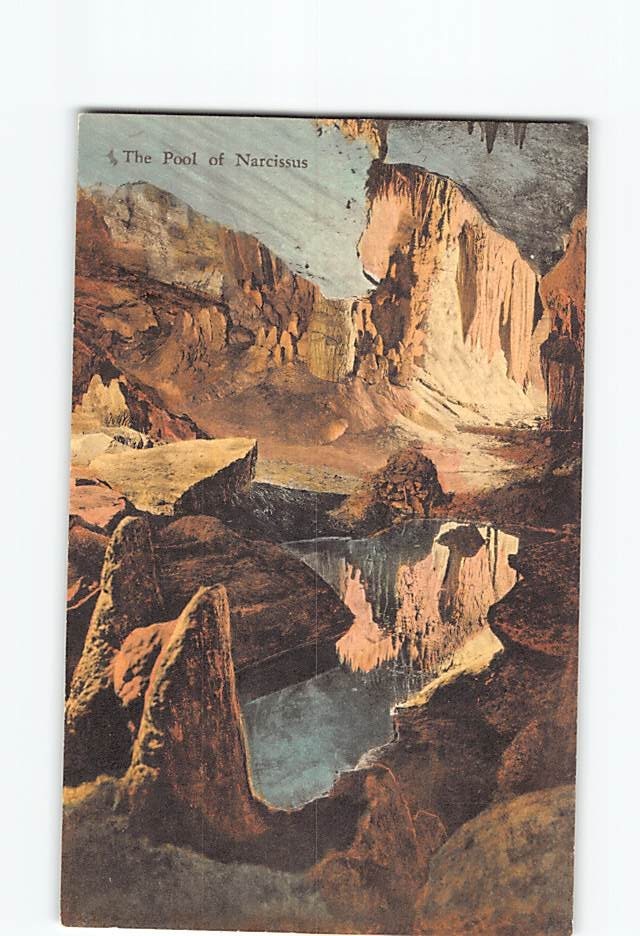 Postcard The Pool of Narcissus Endless Caverns New Market Virginia USA