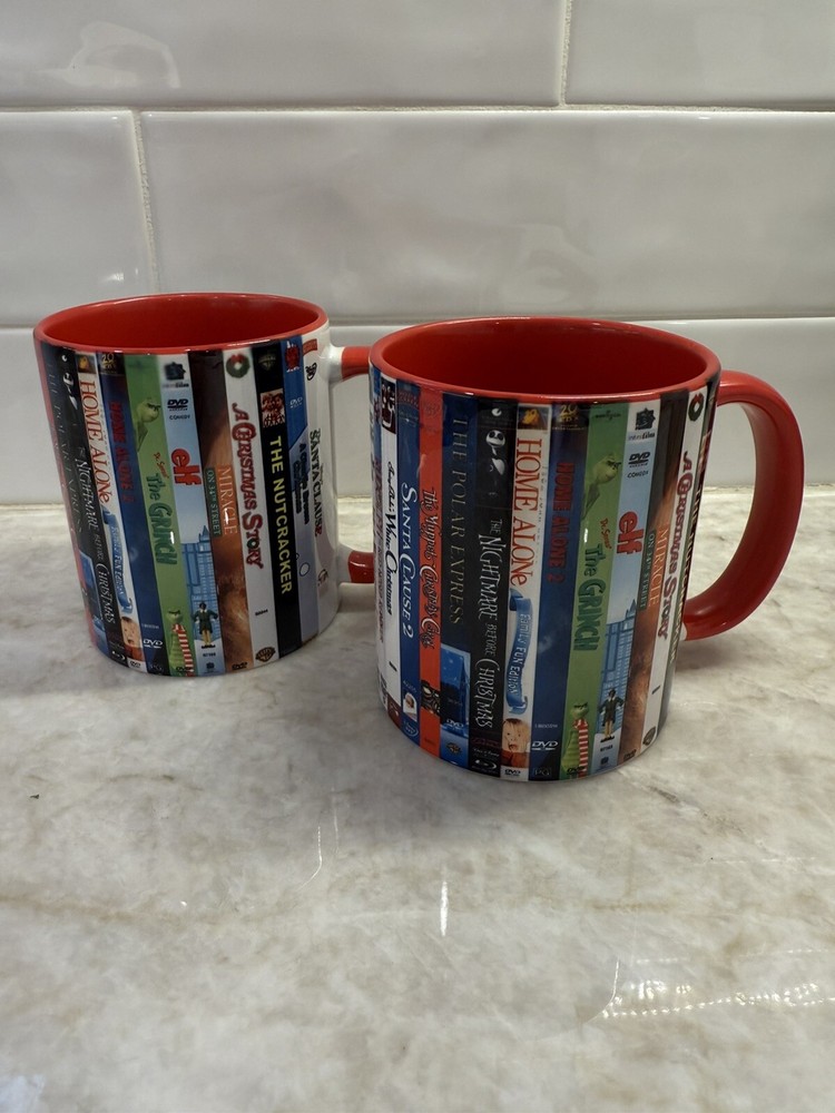 Classic Christmas VHS Movie Accent 11oz. Mug - Set Of Two-image