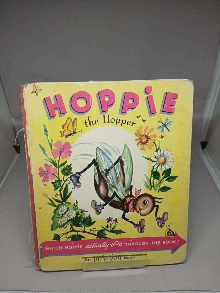 Hoppie the Hopper  In Action Book 1951 Albert Baller Grasshopper is Missing