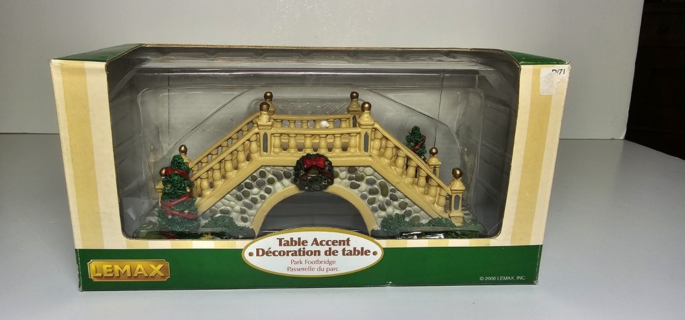 Lemax Park Footbridge Christmas Table Accent 7x3 Inch  -image