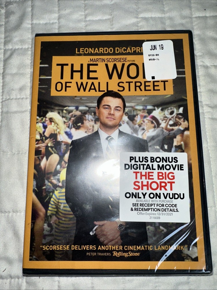The Wolf of Wall Street (DVD, 2013)