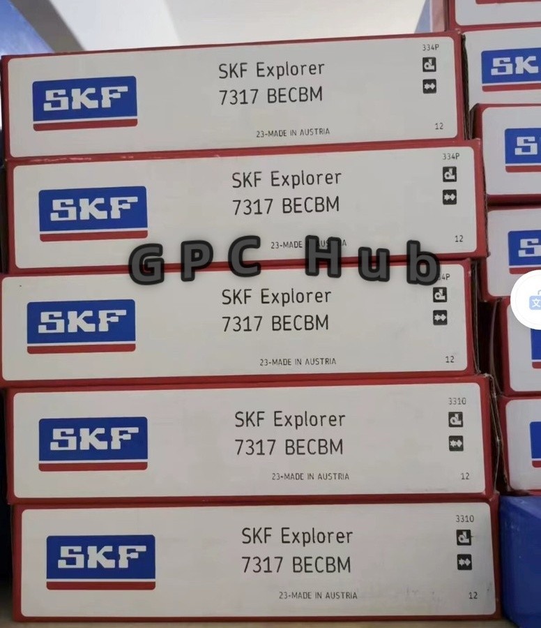 1PCS NEW SKF 7317 BECBM single row angular contact ball bearing  Fast shipment