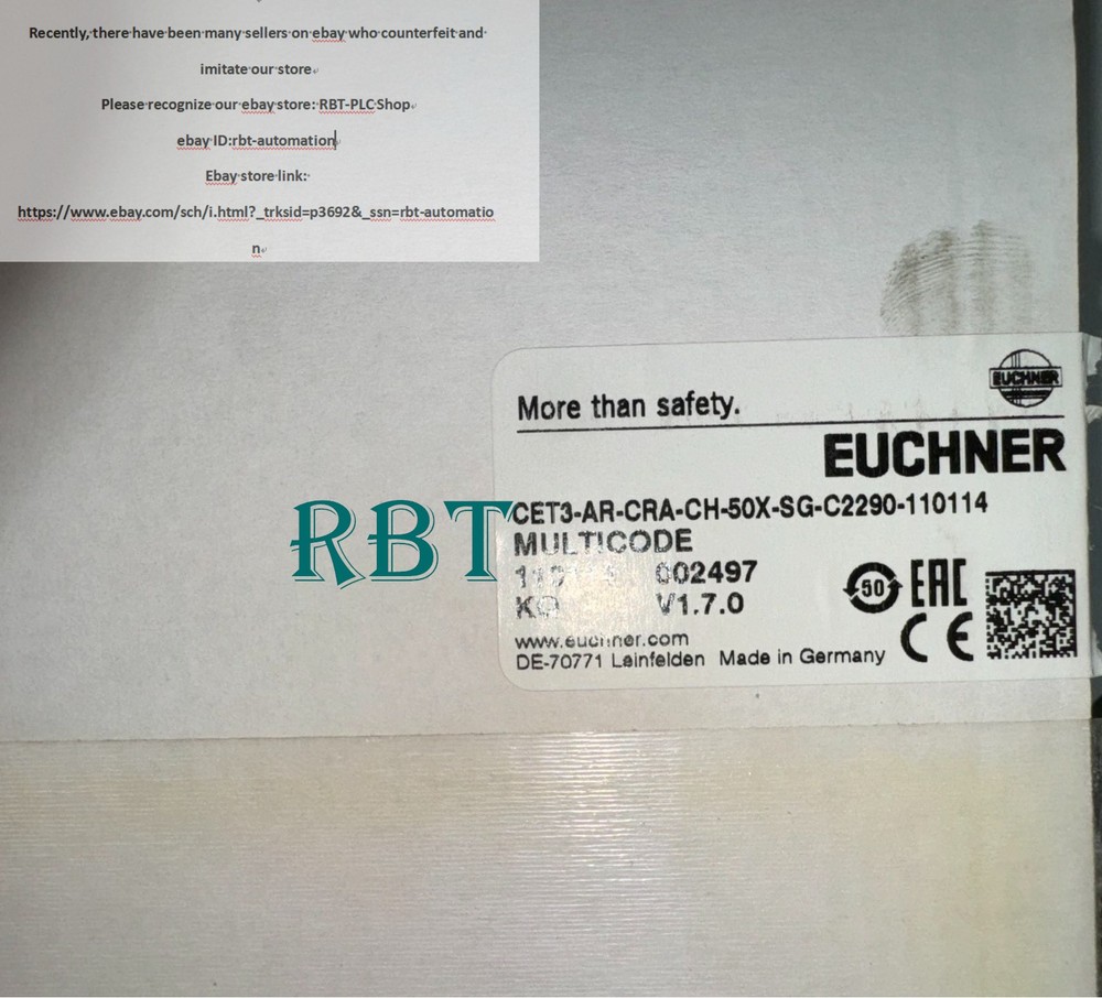 CET3-AR-CRA-CH-50X-SG-C2290-110114 Brand new Safety Door Lock DHL