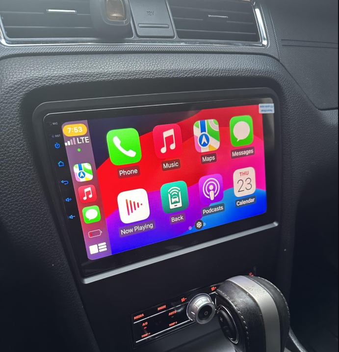For 2010-2014 Ford Mustang Apple Carplay Car Radio Stereo GPS WIFI BT Android 13