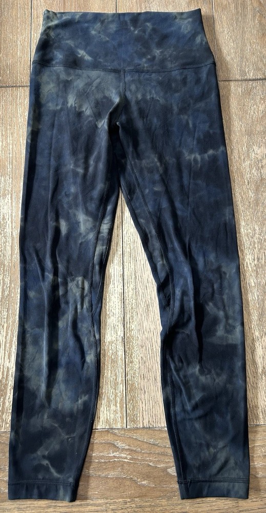 Lululemon Align Pant 24.5” In-s Size 6 High Rise Leggings - Diamond Dye Graph