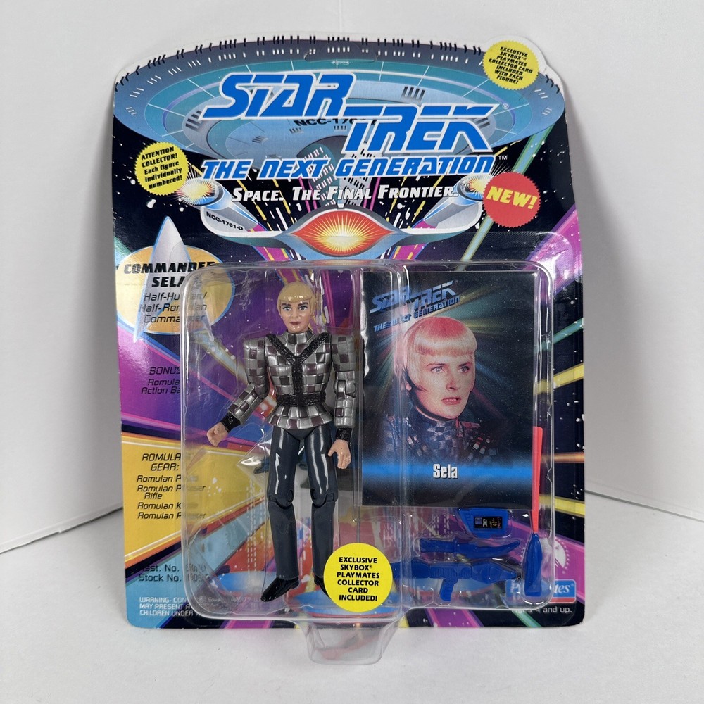 Star Trek Next Generation Playmates Commander Sela Action Figure Sealed 1992