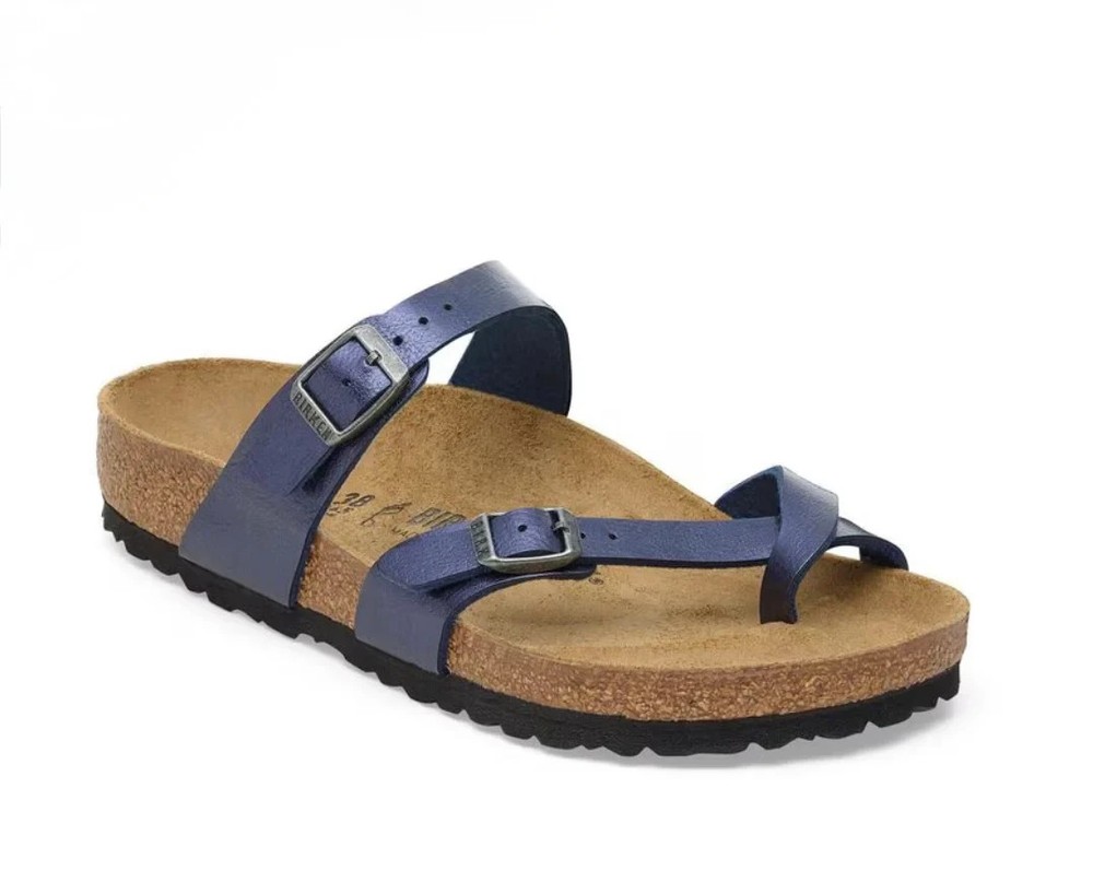 Birkenstock Mayari Birko-Flor sandals in Graceful Midnight Blue sizes EU 36R to 42R