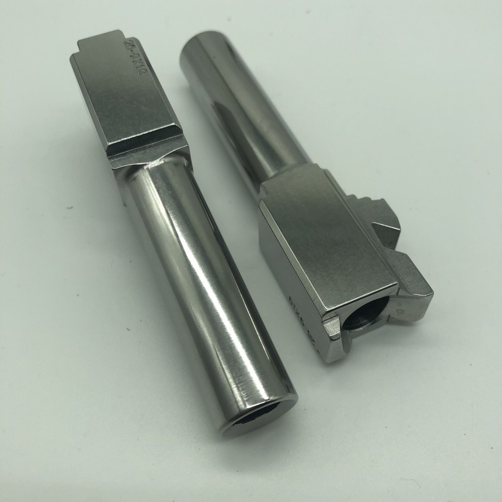 ACCURATE GLOCK 26 BARREL FOR G26 POLISHED STAINLESS Gen1-5 USA MADE 9MM-image