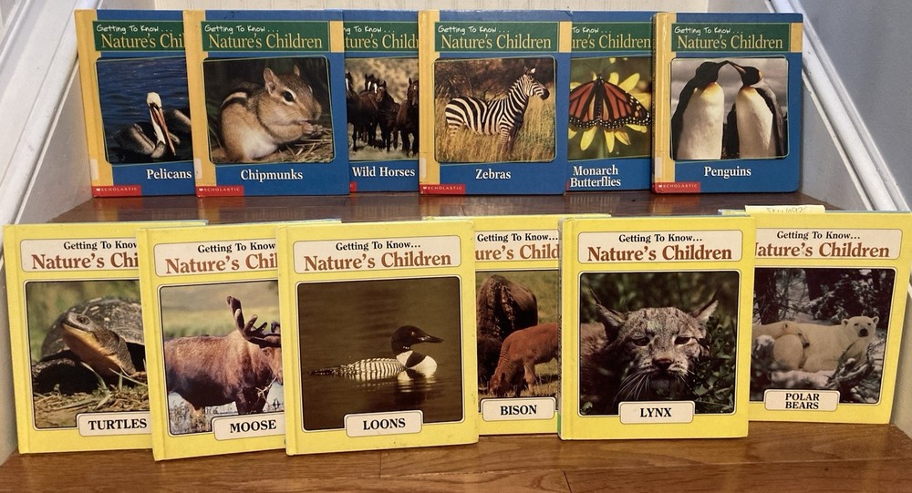 Getting to Know Nature's Children Books Lot of 16 Double Sided Books 1985 & 1988