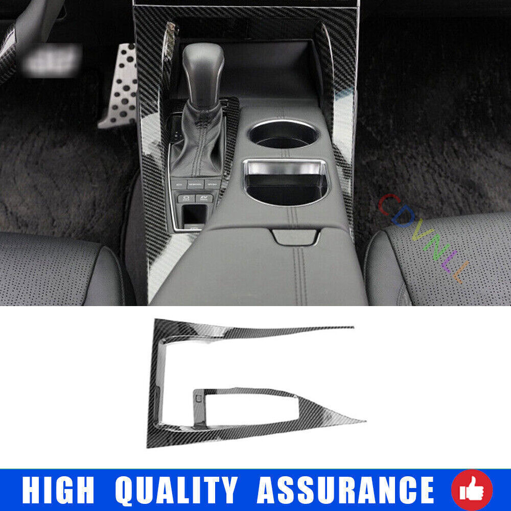 For Toyota Avalon 19-22 Carbon Fiber Car Central Console Gear Shift Strip Cover
