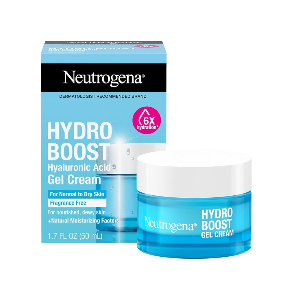 Hydrating Hydro Boost Skincare Set with Fragrance-Free Gel Cream Moisturizer