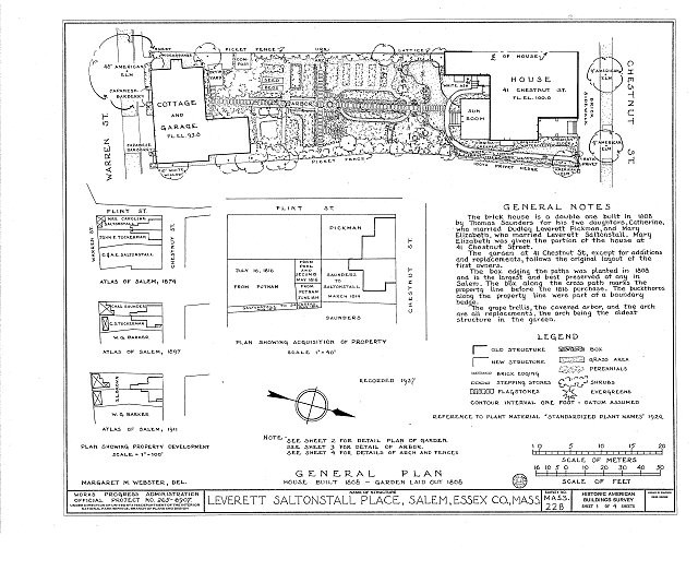 Leverett Saltonstall Place,41 Chestnut Street,Salem,Essex County,MA,HABS,3