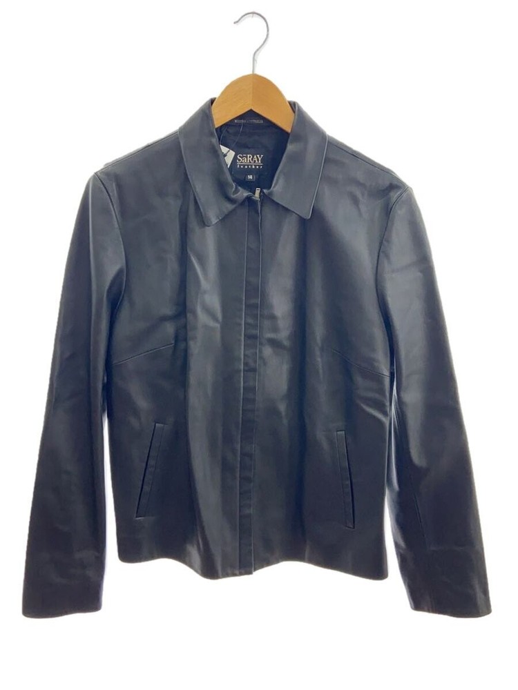 Saray/Leather Jacket Blouson/14/Leather/Blk// 3498
