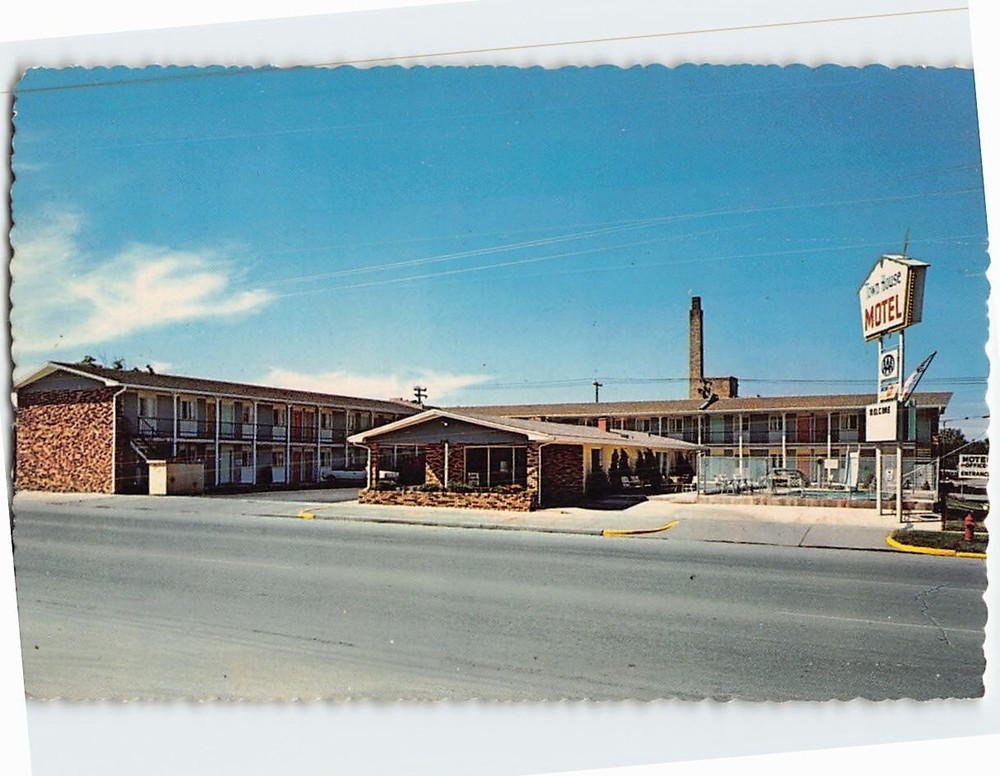 Postcard Town House Motel Rapid City South Dakota USA