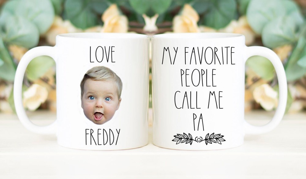 My Favorite People Call Me Pa Coffee Mug Father's Day Gift Personalized With