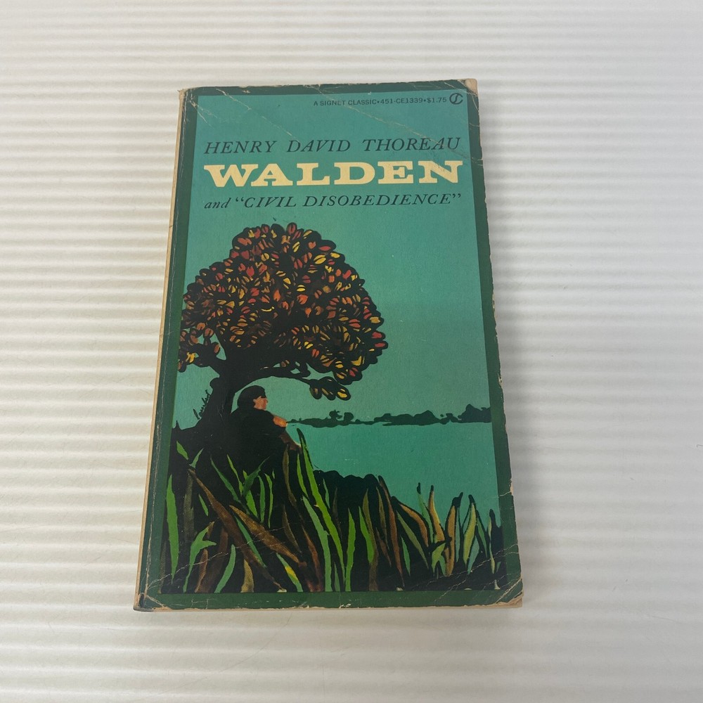 Walden Philosophy Paperback Book by Henry David Thoreau from Signet Books 1960
