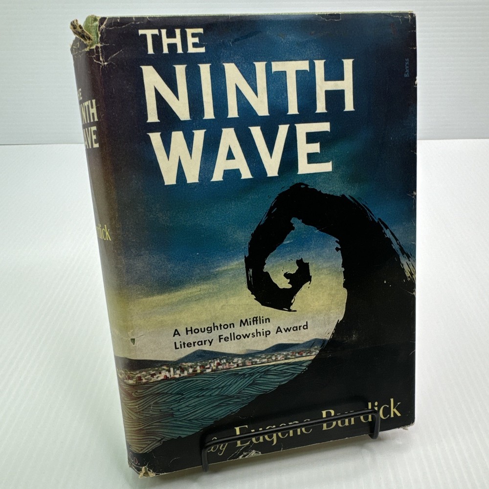 The Ninth Wave Eugene Burdick Third Print 1956 Hardcover Houghton Mifflin Compan