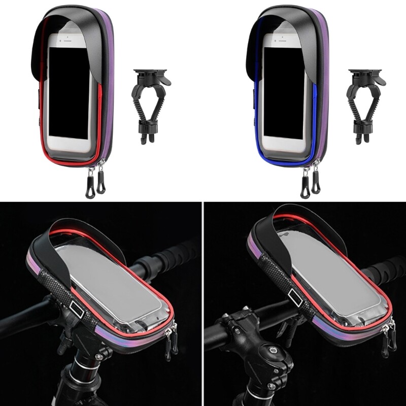 360° Rotating Bike Phone Holder Bag Touchscreen Mount for Cycling