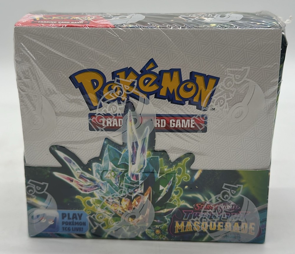 Pokemon TCG Scarlet & Violet Twilight Masquerade Booster Box SEALEDPROBSTEIN is actively accepting consignments !!