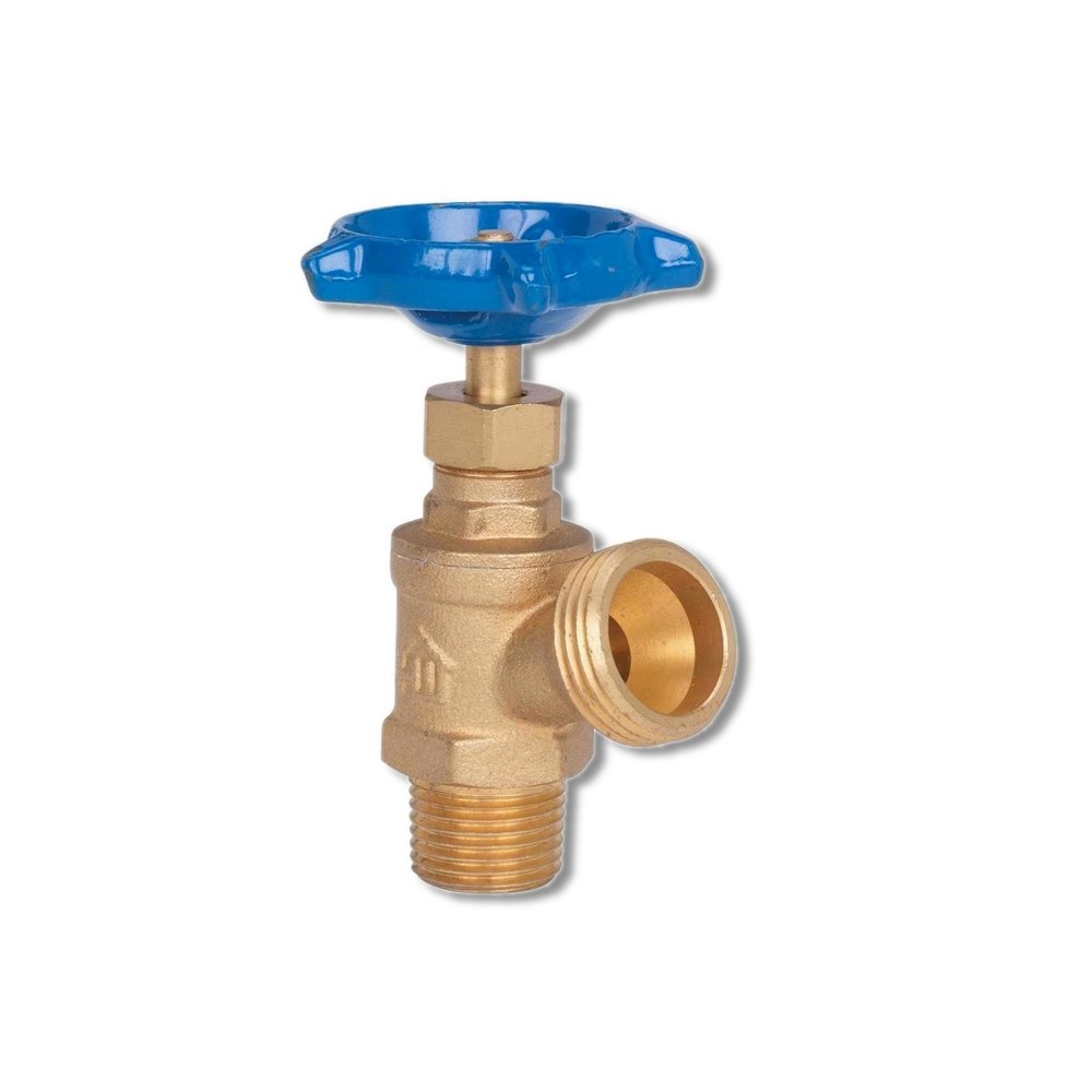 Homewerks 1/2 in MIP X 3/4 in MHT Brass Boiler Drain VBDCONF3