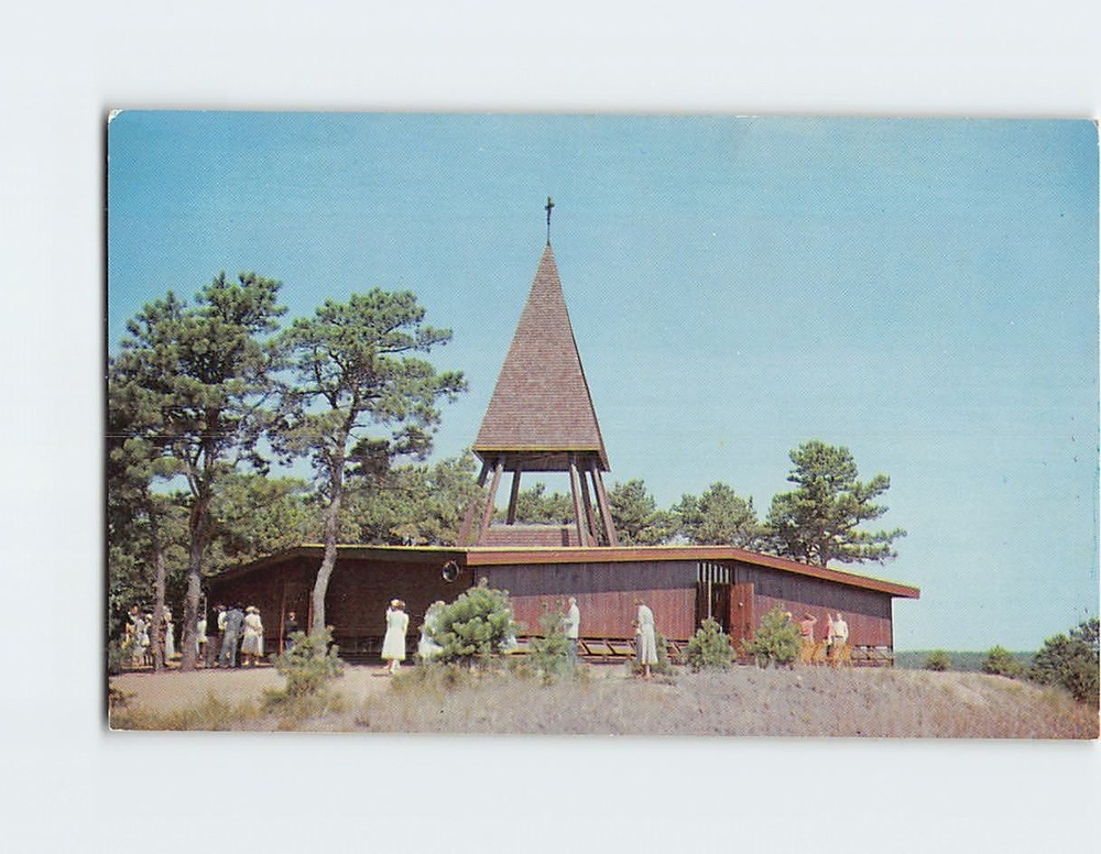 Postcard Chapel of St. James the Fisherman Episcopal Wellfleet Cape Cod MA
