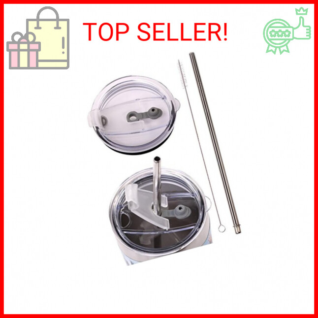 4 Bendable Stainless Steel Straws for Rocky Mountain 30oz Double-Wall Tumbler